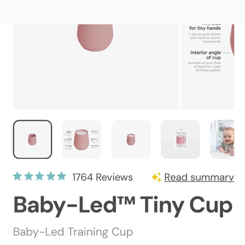 EzPz Tiny Cup Baby-led